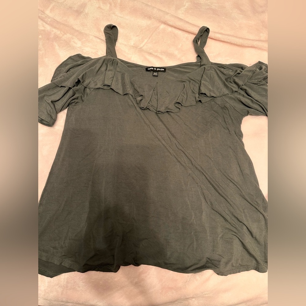 Olive green shirt extra large